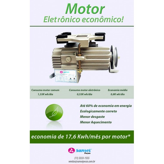 Motor Industrial Eletrônico Marca Sansei Modelo ZYT-116