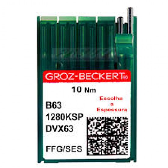 Agulha Groz Beckert  DVX63 Nº 10