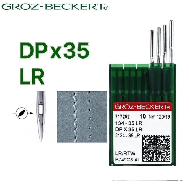 Agulha Groz Beckert  DPx35LR PONTA DE LANÇA LONGA Nº 12